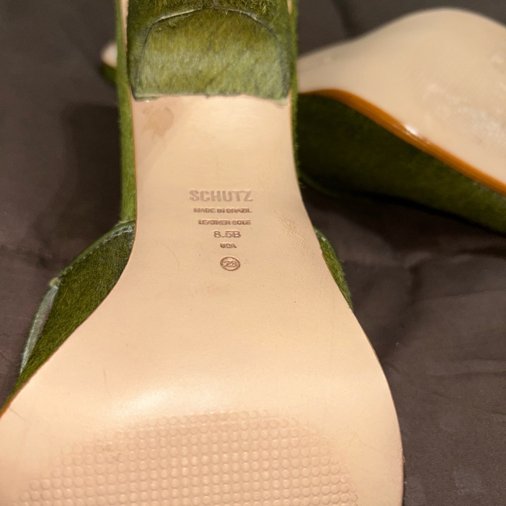 SCHUTZ Green Mules - Picture 6 of 6